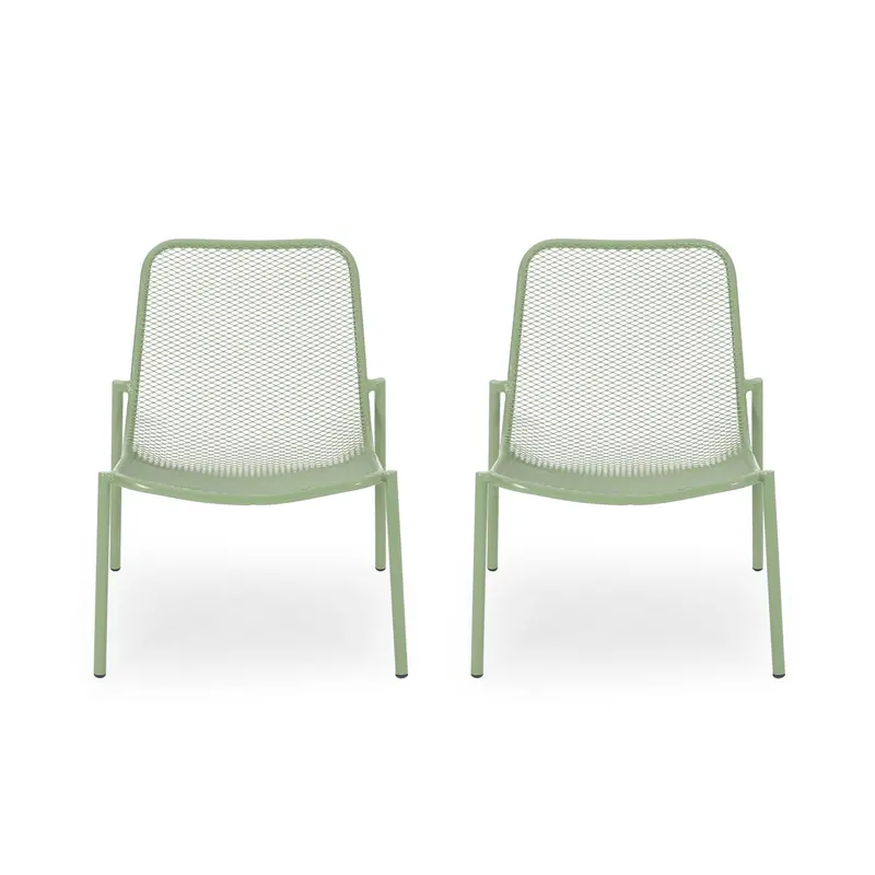 Decorative Iron Outdoor Chair With Artistic Scrollwork Accents 1