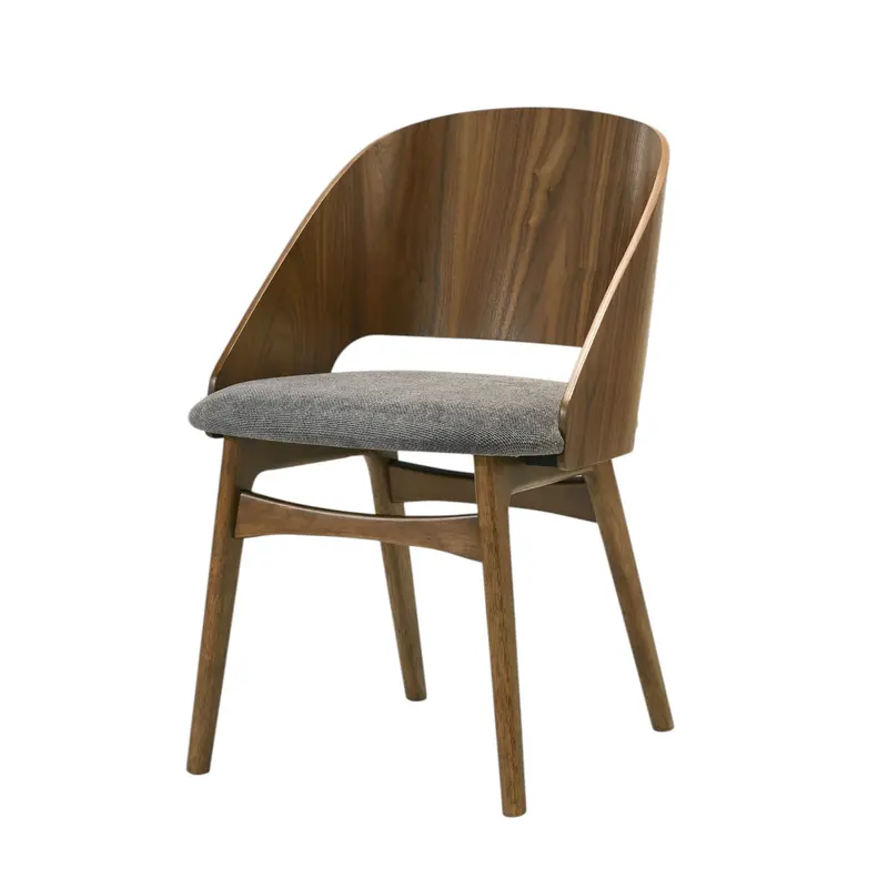 Delmon Side Chairs – Set Of Two In Dark Walnut 1