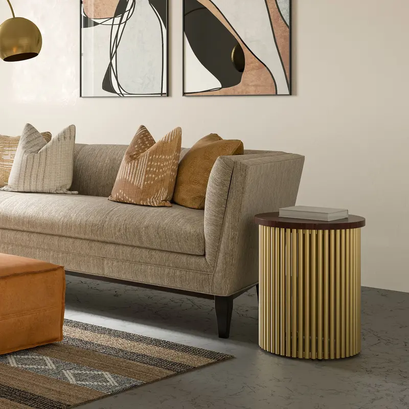 Demy Metal Accent Table – Handcrafted Sculptural Side Table 3