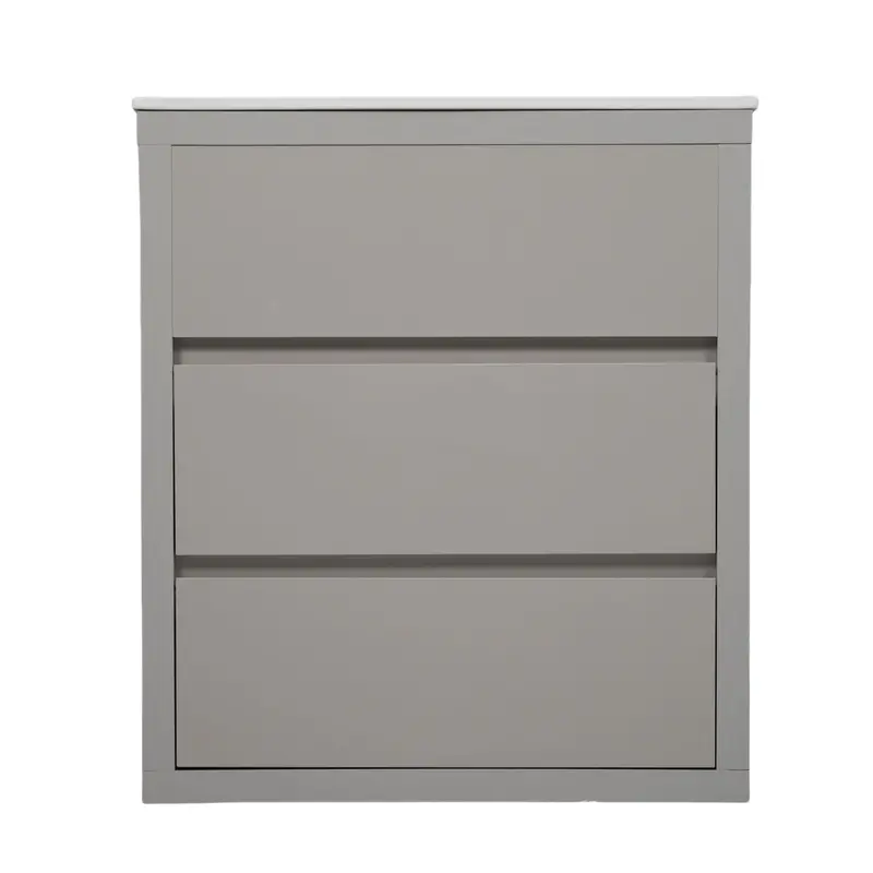 Double-Ceramic-Basin Bathroom Vanity Set For Shared Or Master Bathrooms 3