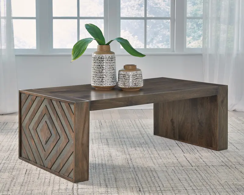 Dreggan Rectangular Cocktail Table By Ashley Express 1