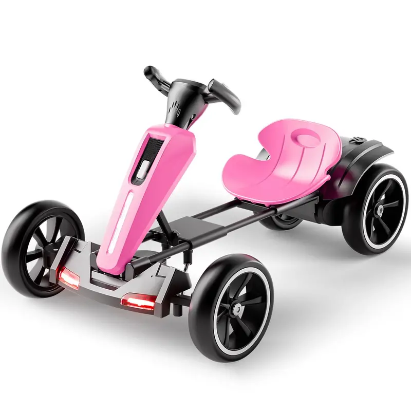 Electric Pedal Go-Kart For Kids: Adjustable Seat & Foldable Frame 2