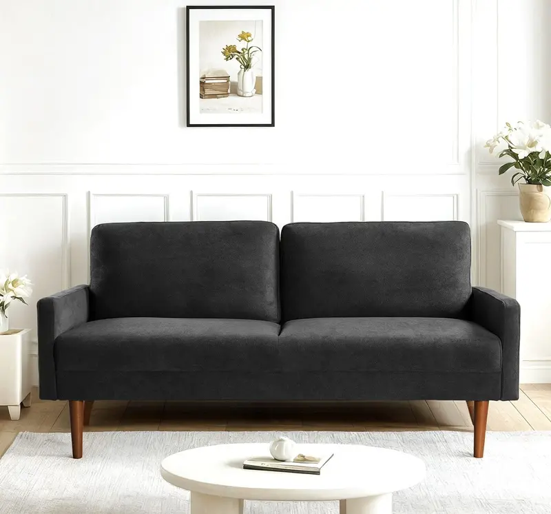 European-Inspired 3-Seater Sofa – Curated Two-Tone Upholstery And Refined Silhouette 1