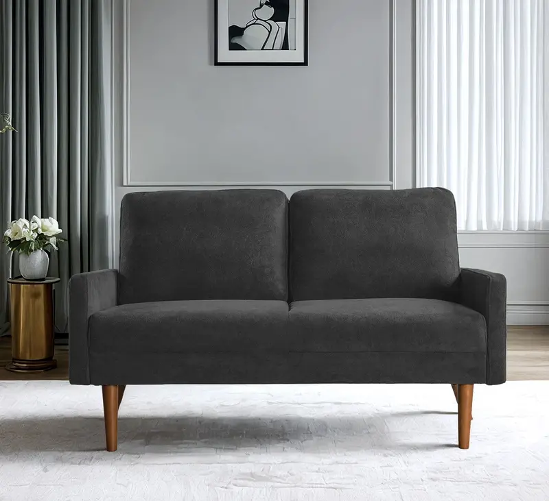 European-Style Loveseat – Sleek Two-Seater Sofa Blending Vintage Charm And Contemporary Lines 2