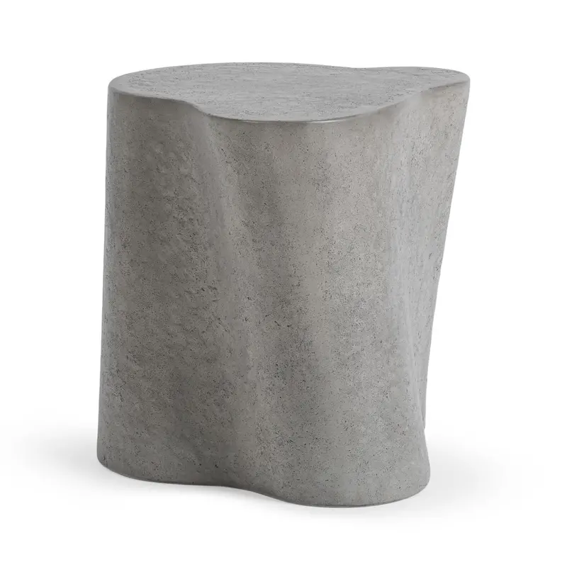 Everson Dark Gray Compact Outdoor Side Table 1