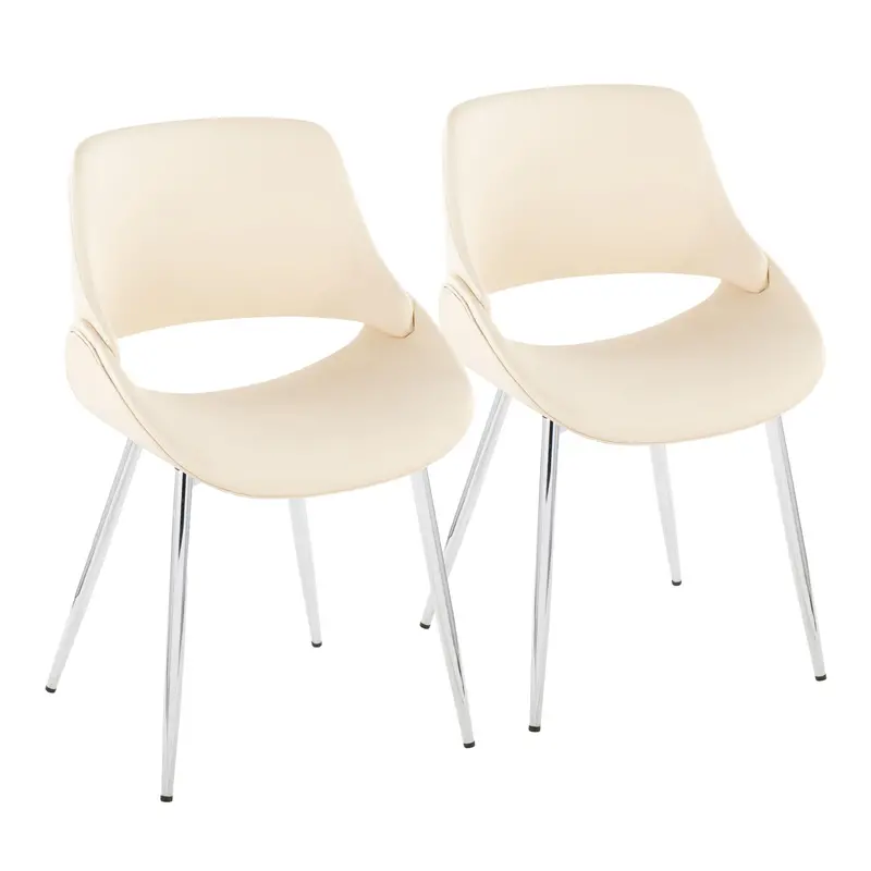 Fabrico Modern Dining Chairs – Mid-Century Meets Today (Set Of 2) 1