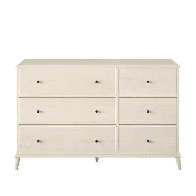 Farnsworth Ivory 6-Drawer Dresser With Soft-Close Drawers 1