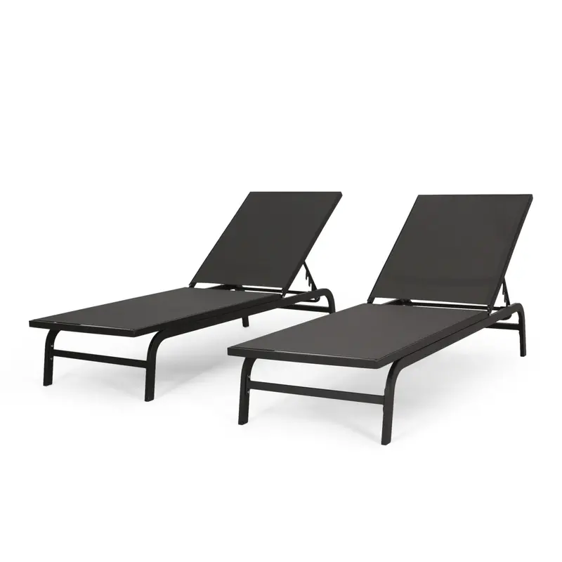 Finn Chaise Lounge: Contemporary Outdoor Lounger With Ergonomic Design 2