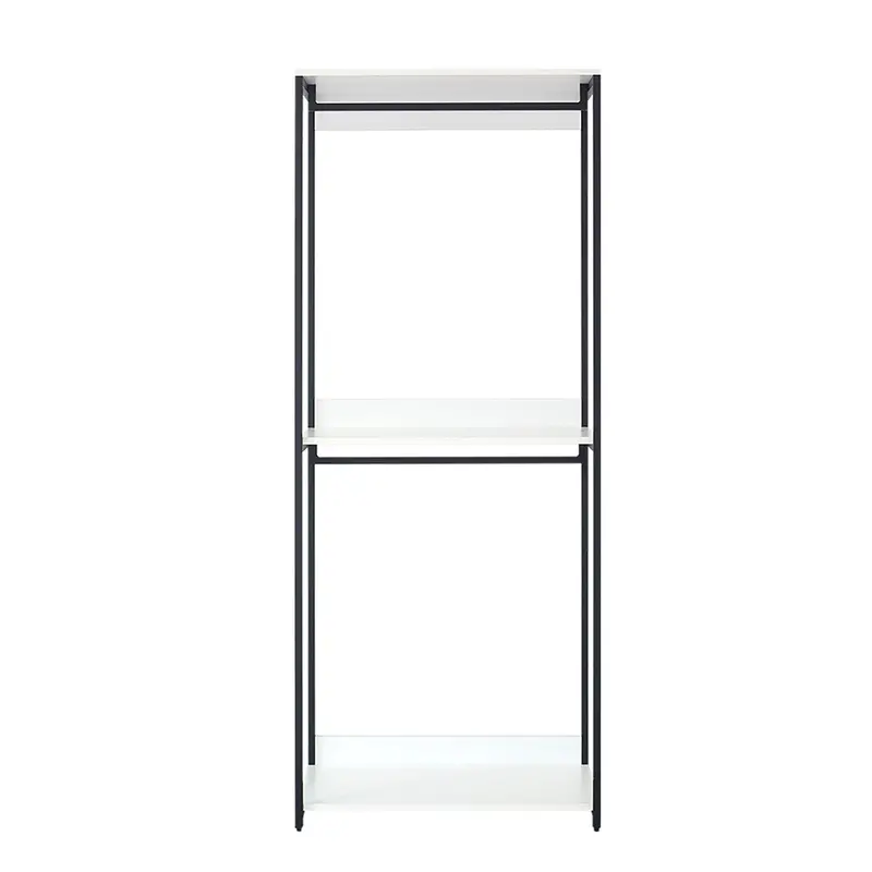 Fiona Modular Walk-In Closet With Open Shelving And Adjustable Layout 3