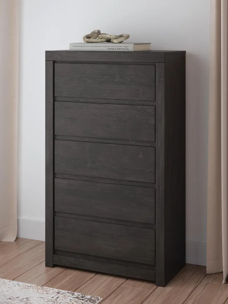 Fraluna Solid Wood Five-Drawer Chest 1