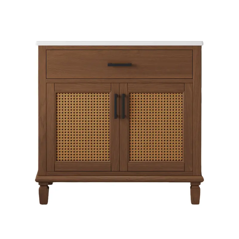 Free-Standing Bathroom Vanity – Ceramic Basin, Soft-Close Drawers & Modern Cabinet Design 2