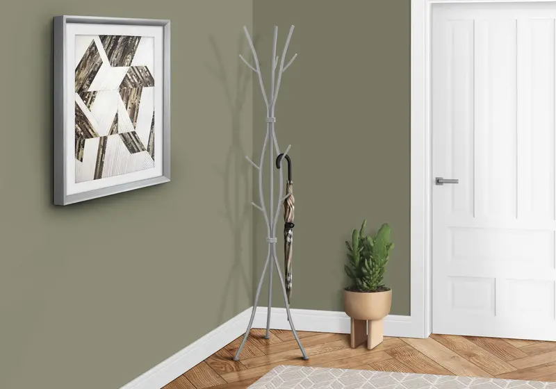 Freestanding Hall Tree With 11 Hooks For Entryway Organization 1