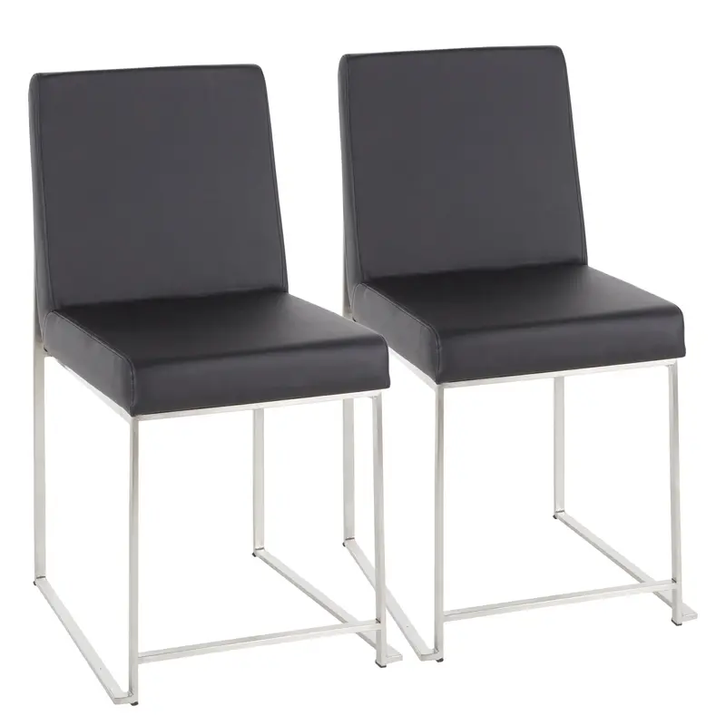 Fuji Elegant High-Back Dining Chairs (Set Of 2) – Contemporary Craftsmanship 1