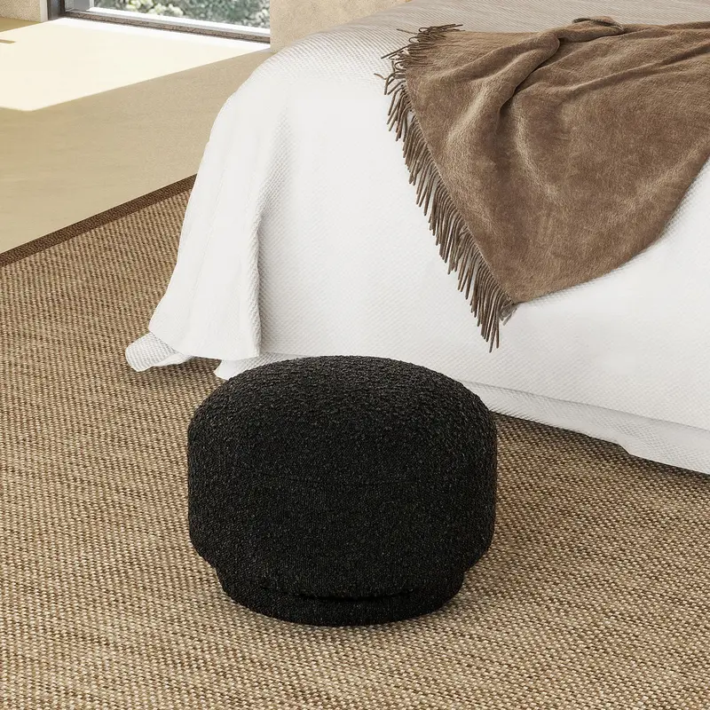 Fuji Mushroom-Shaped Fabric Footstool 1