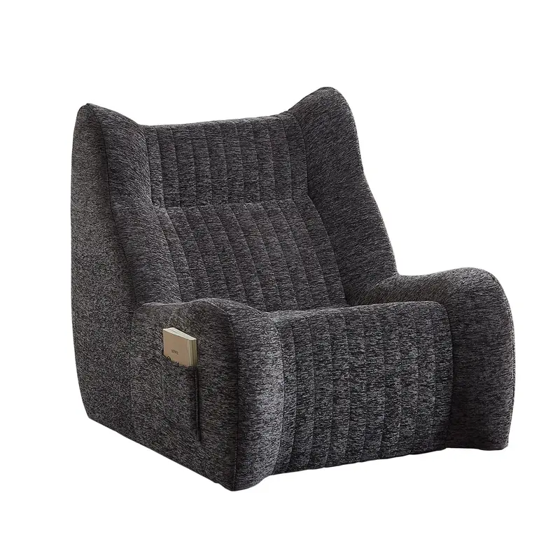Gray Bean Bag Chair: Casual Floor Sofa With Supportive, Comfort-First Design 1