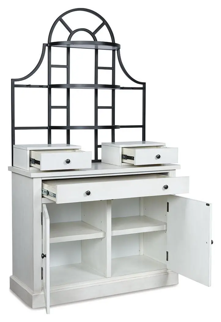Greddinton Rustic Open Shelving Baker’S Rack For Kitchens 1