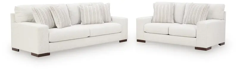 Hartside Contemporary Sofa And Loveseat Pair 1