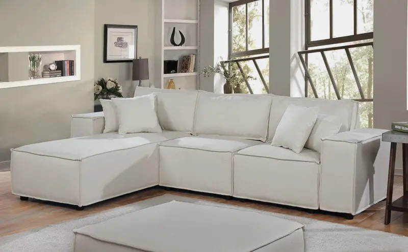 Harvey Reversible Chaise Sofa – Modular Sectional With Flexible L-Shaped Configuration 1