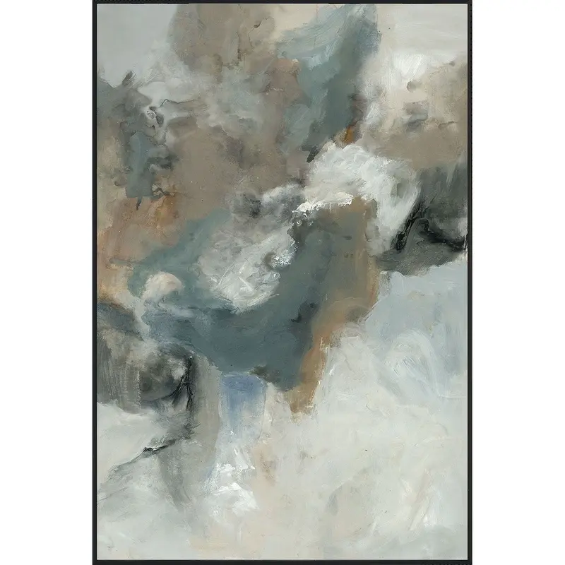 Haste: 48" X 72" Dynamic Canvas Art By Buddy Whitlock – Matte Black Frame 1