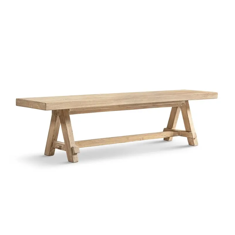 Hawthorne Natural Wood Dining Bench 1