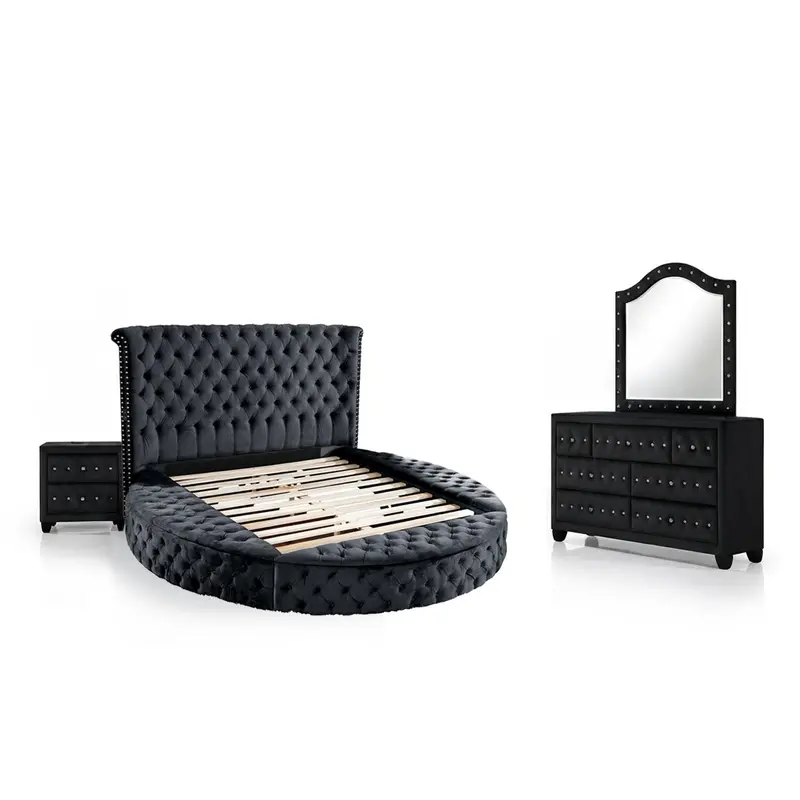 Hazel Modern Bedroom Set Featuring Storage Bed 1
