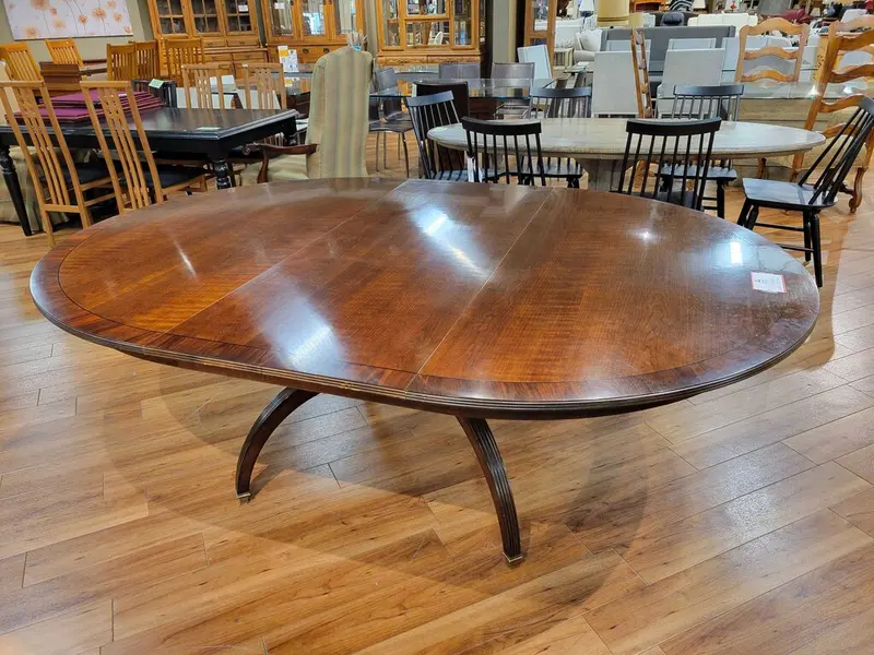 Hickory-Inspired White Walnut Dining Room Table – Cmkh Design 1