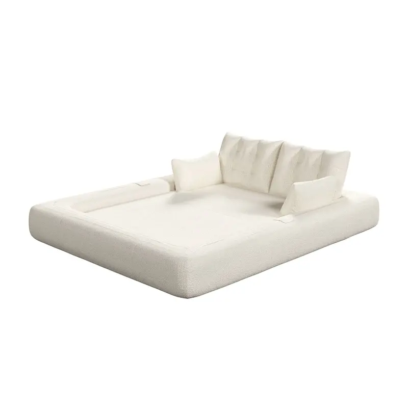 Human & Pet Shared Foldable Sofa Bed: 3-In-1 Convertible Design 1