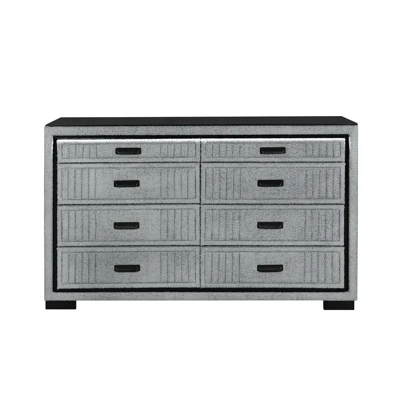 Isaiah Dresser – Clean-Line Solid Wood Bedroom Storage Cabinet 1