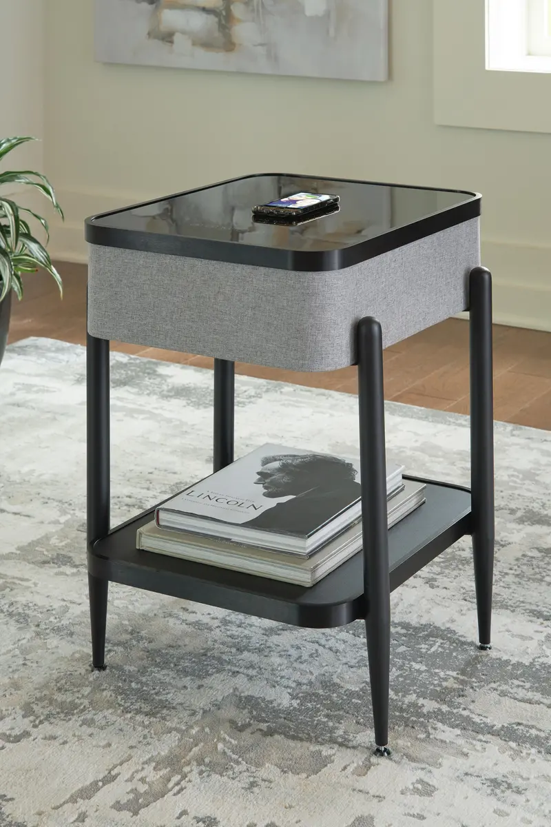Jorvalee Smart Accent Table With Built-In Bluetooth Speaker – Ashley Express 1