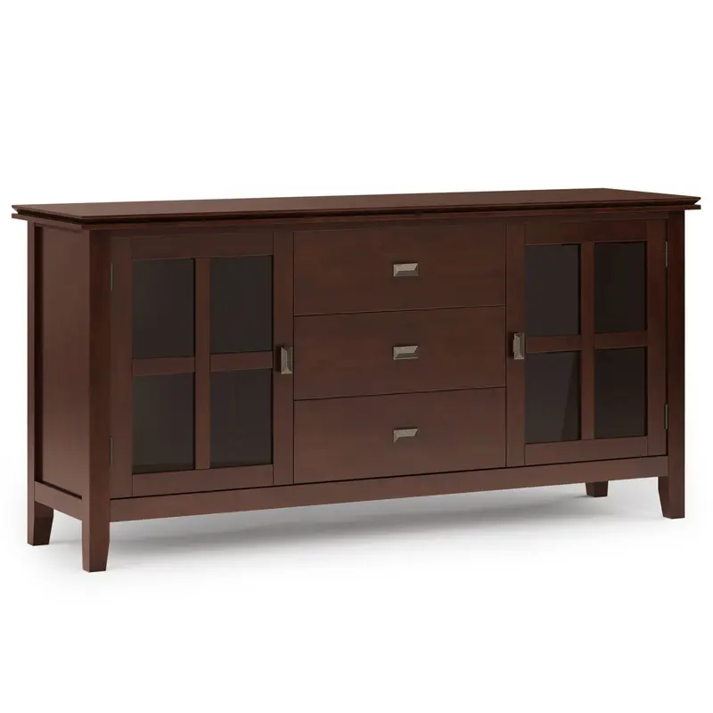 Large Rustic Sideboard Buffet In Russet Brown - Artisan Collection 1