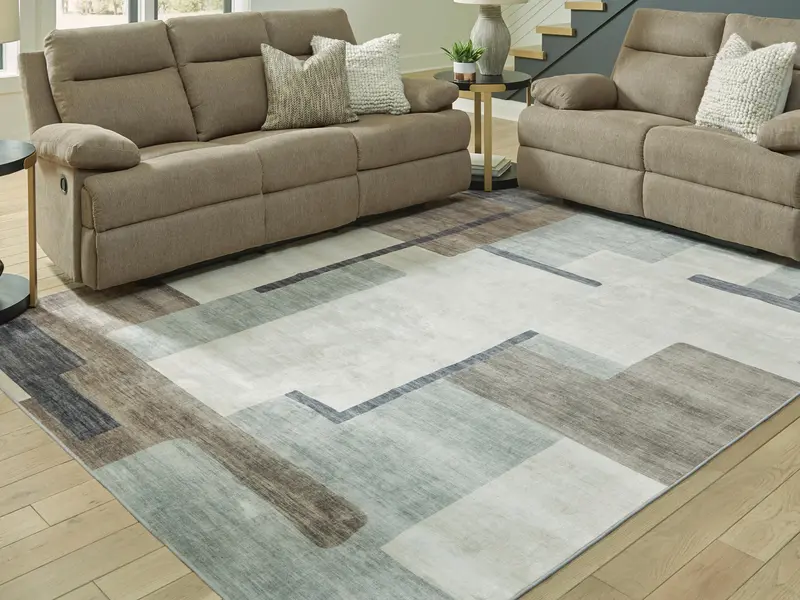 Larkport Contemporary Washable Area Rug – Ashley Express 1