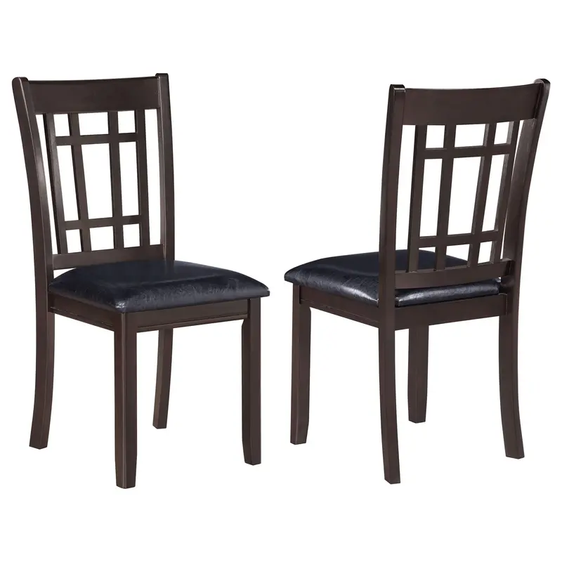 Lattice-Back Dining Side Chairs For Airy, Light-Filled Spaces (Set Of 2) 1