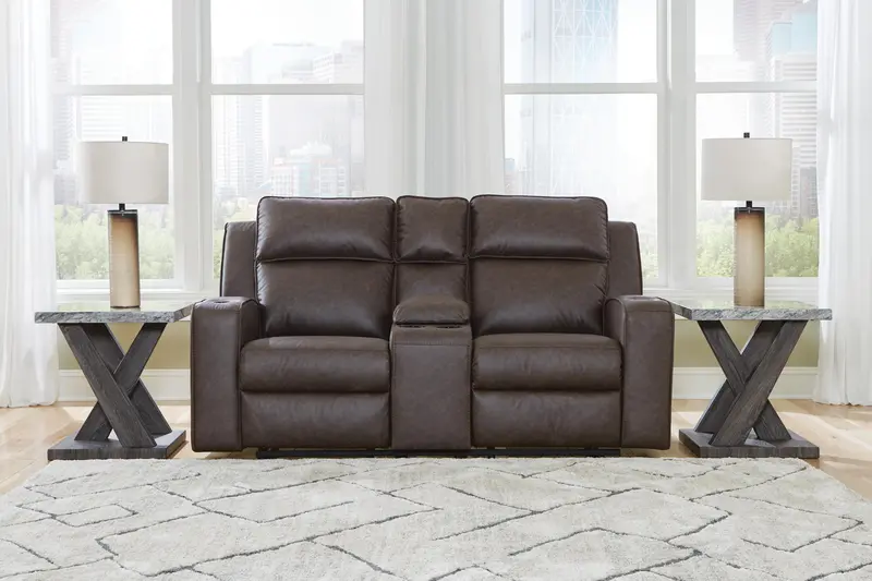 Lavenhorne Double Reclining Loveseat With Center Console 1