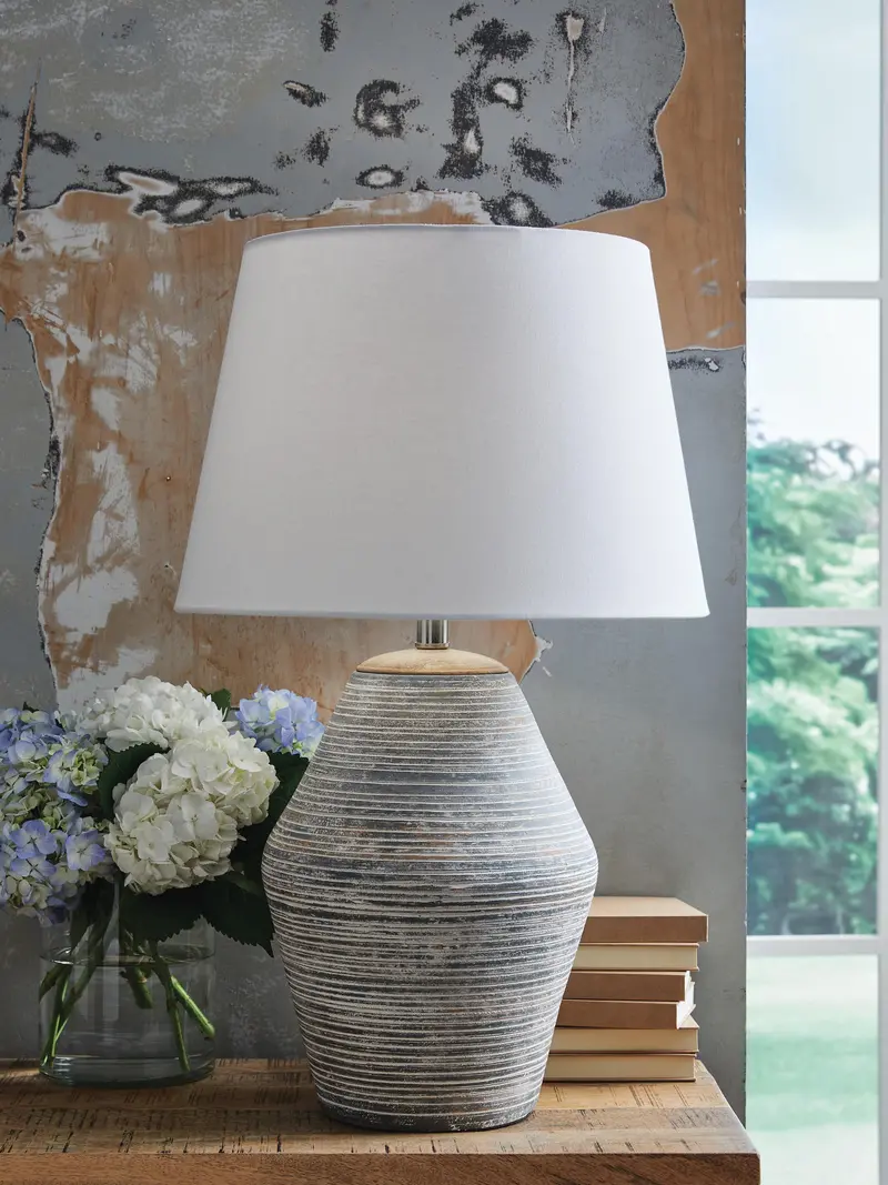 Lawrock Terracotta Table Lamp – Ashley Express (1 Per Carton) 1