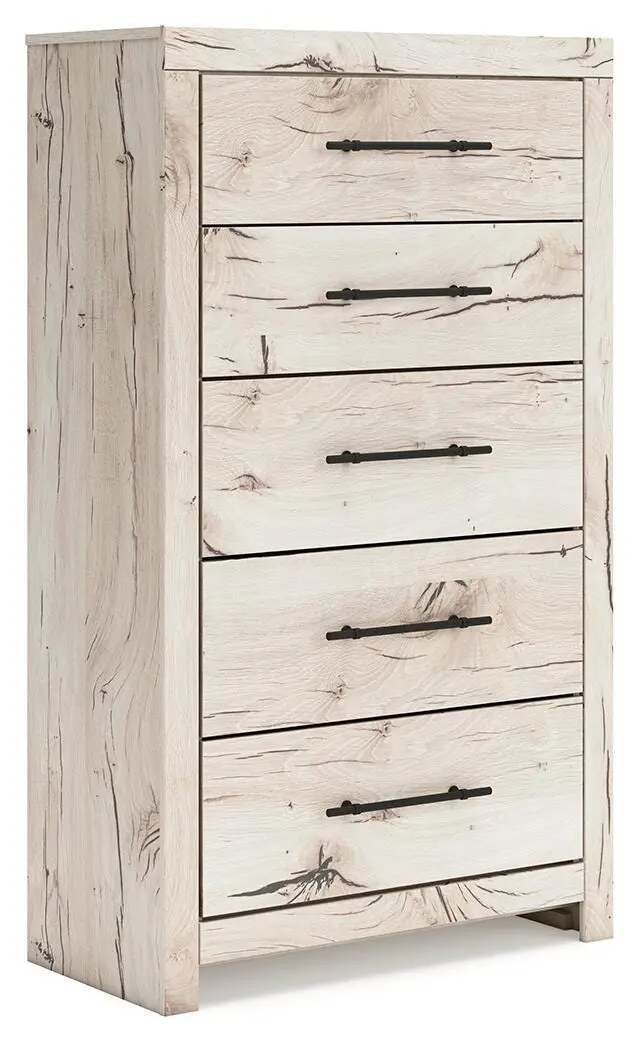 Lawroy Five-Drawer Storage Chest In Solid Wood 1