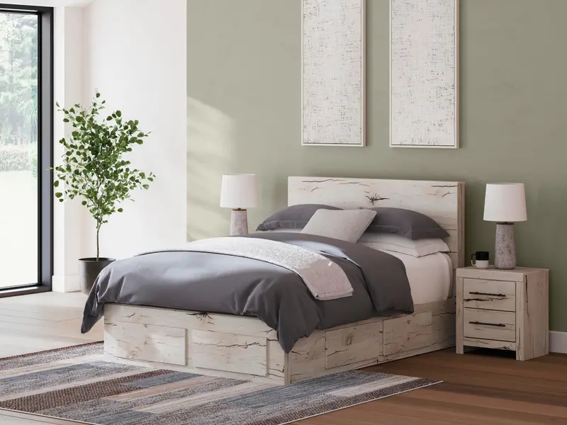 Lawroy Panel Storage Bed With Drawers 1