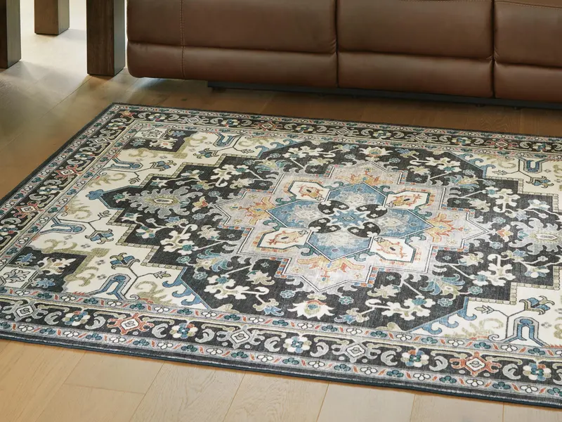 Leningston Easy-Clean Medium Area Rug – Ashley Express 1