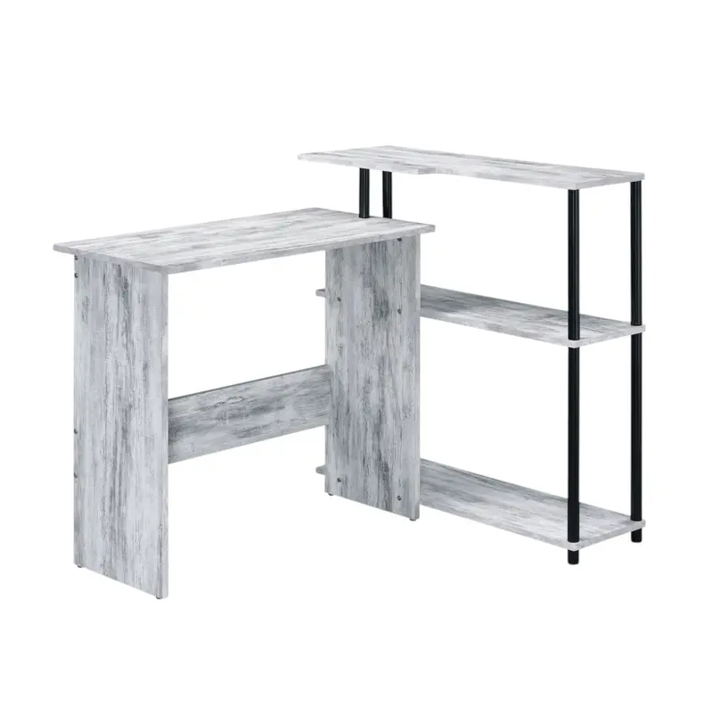 Levi Compact Wood-Grain Writing Desk 1