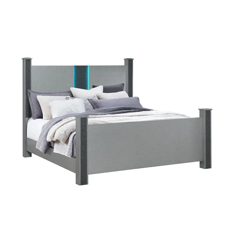 Lorenzo 5-Piece Bedroom Suite – Glitter-Finished Furniture Collection 1