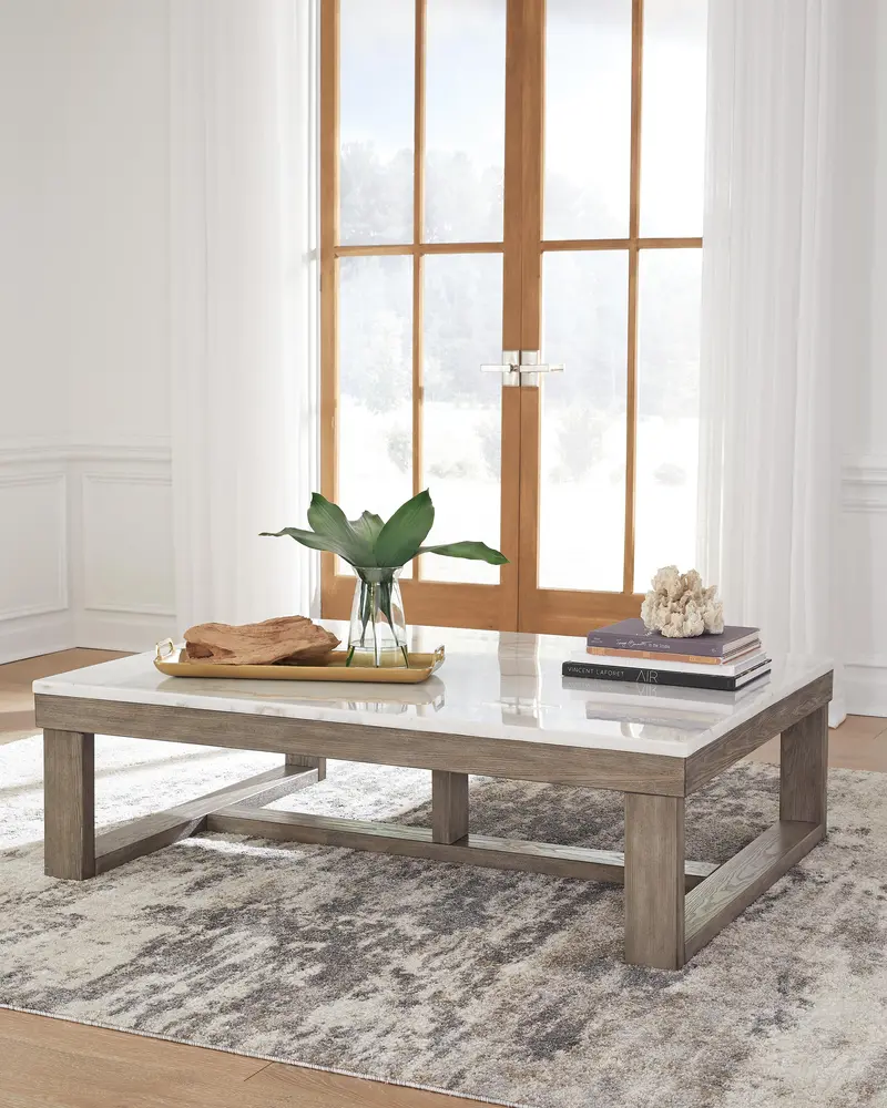 Loyaska Rectangular Cocktail Table – Contemporary Look 1