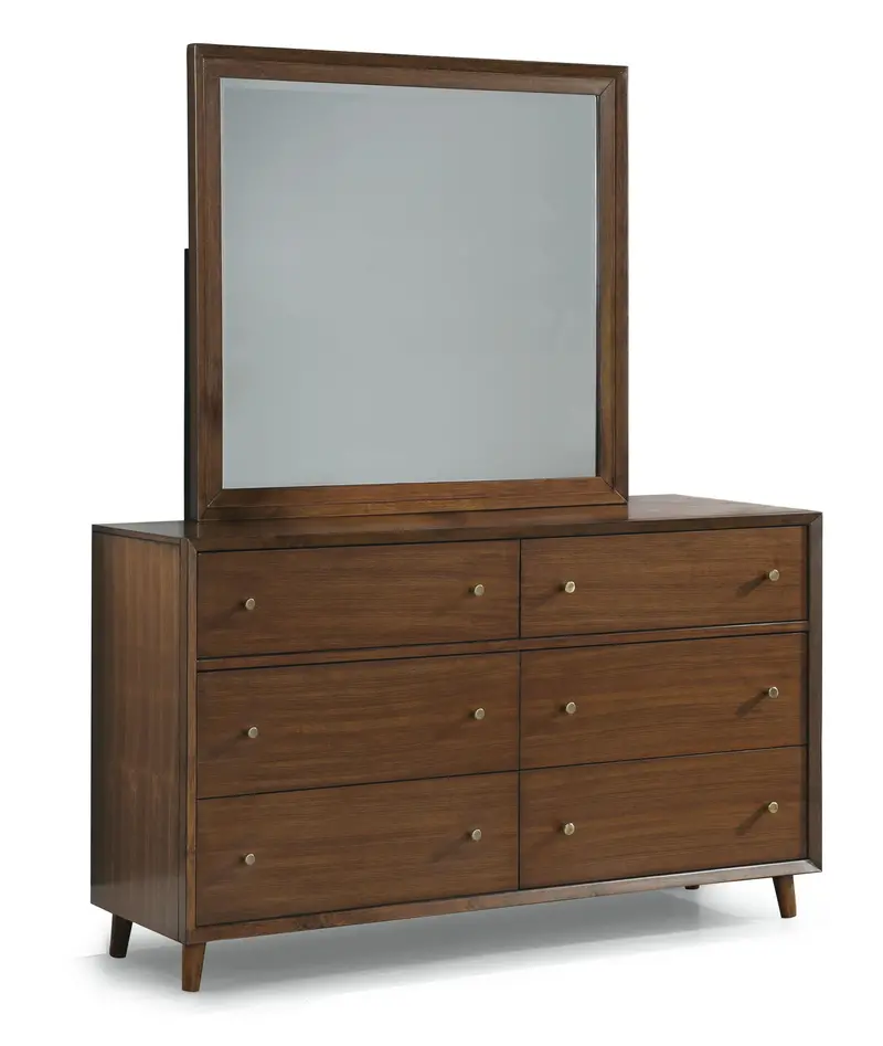 Ludwig Dark Brown 6-Drawer Dresser 1