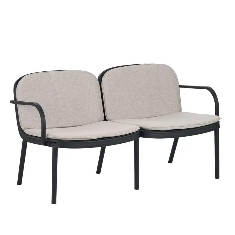 Luna Outdoor Patio Loveseat – Weather-Resistant Design 2