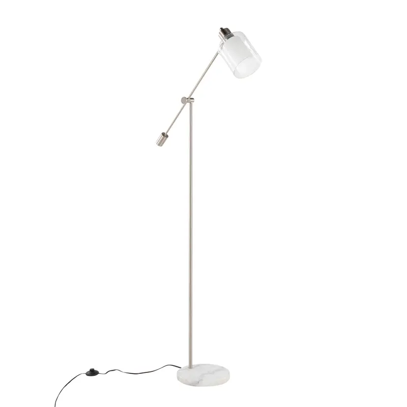 Marcel Curved Glam Floor Lamp 1