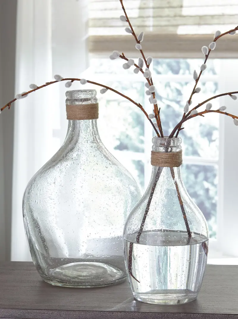 Marcin Ceramic Vase Set – Pair By Ashley Express 1