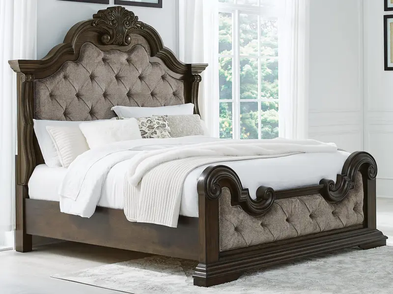 Maylee Upholstered Platform Bed 1