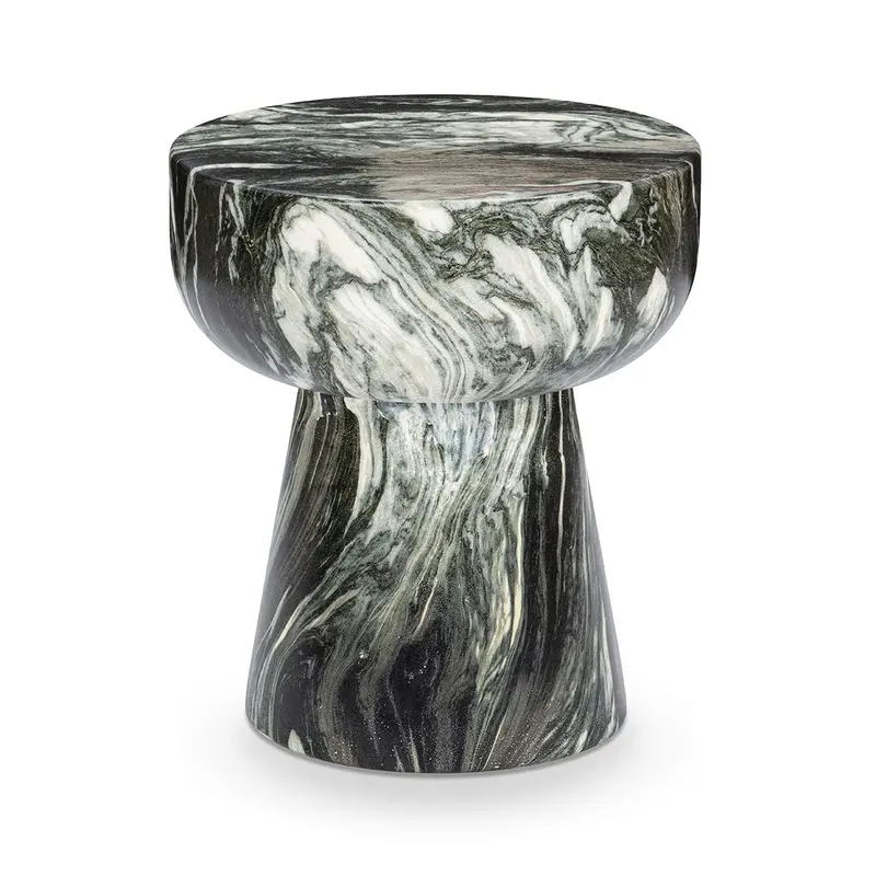 Merz Green Weather-Resistant Outdoor Stool Or Compact Table 1