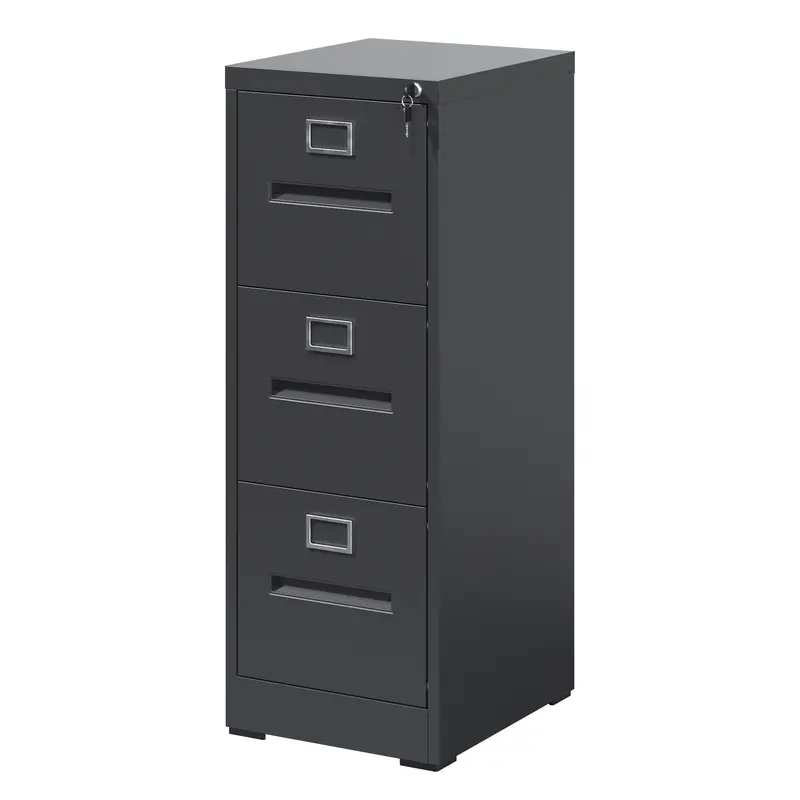 Metal Vertical File Cabinet With Lock – Premium Drawer Design For A4/Legal/Letter Files 2