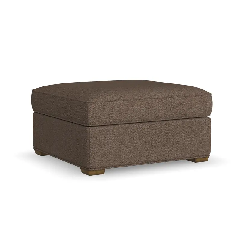 Milo Fabric Cocktail Ottoman With Low Profile Design 1