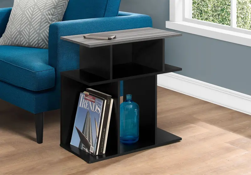 Minimalist Black Accent Side Table – Modern Living Room Essential 1