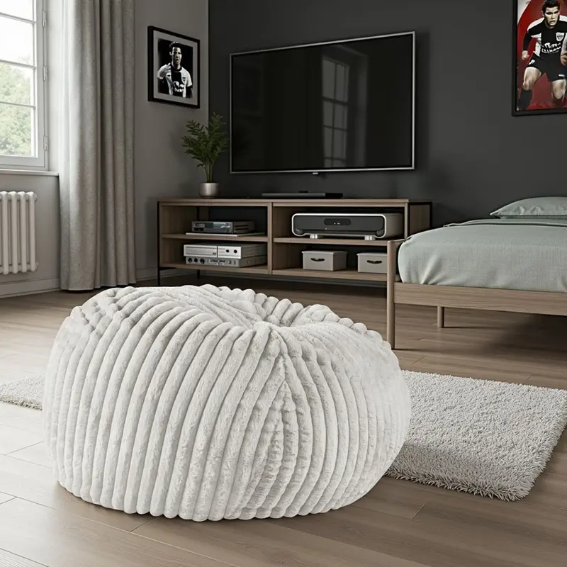 Minky Memory Foam Lounger – Reclining Accent Chair With Support 1